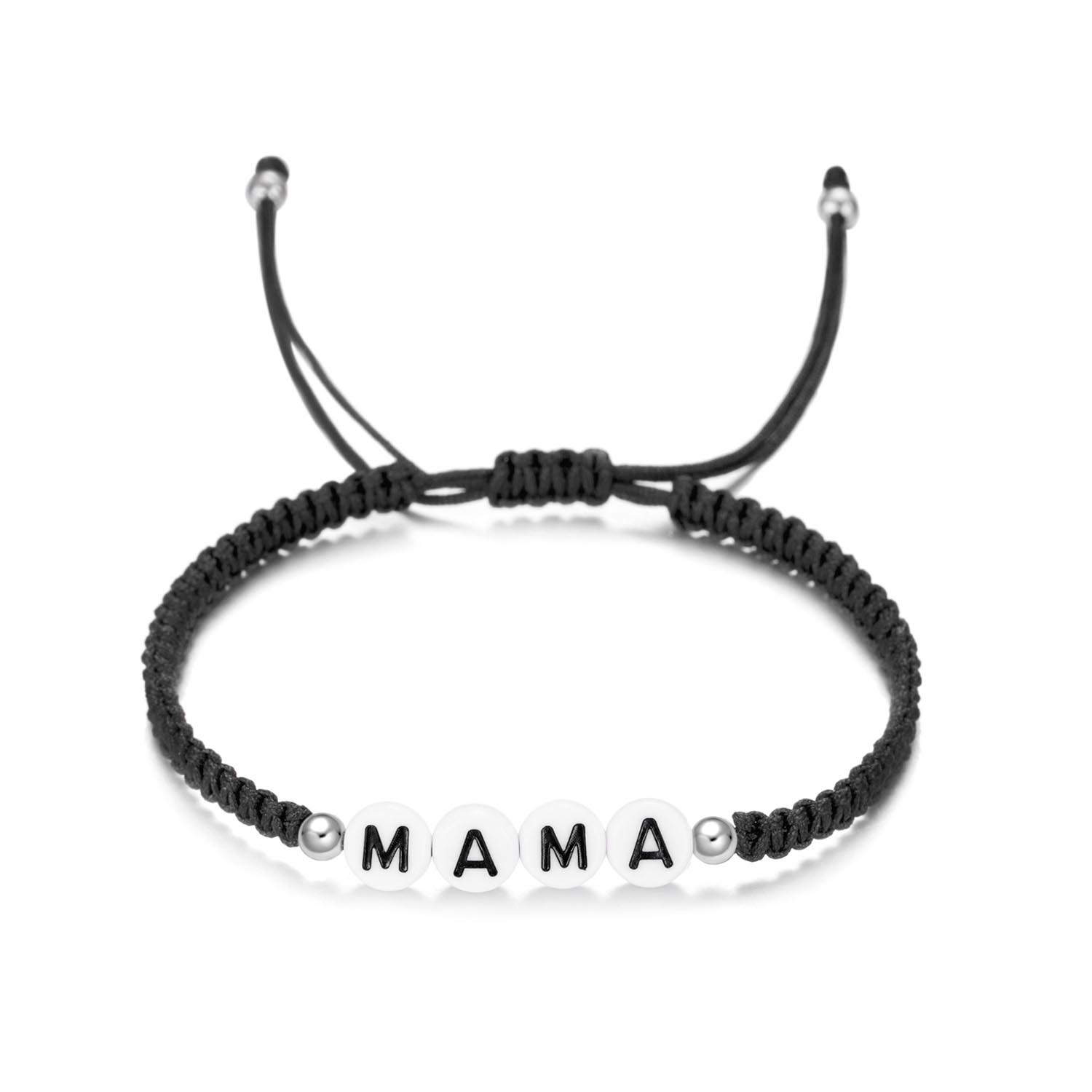 Fiasrel Rope Beaded Adjustable Bracelets Woven Wristbands Bracelets