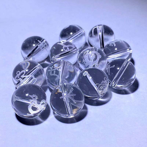 Fiasrel 2025 New Arrival Chinese Zodiac Beads - Loose Crystal Tiger Year Beads Animal Charm Jewelry Components
