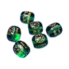 Fiasrel Engraved Green Tara Mantra Beads - Versatile DIY Buddhist Bracelet Making Kit with Spiritual Barrel-shaped Beads