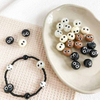 fiasrel 1bundle Coal Ball Sprite Whimsical & Cute Resin Loose Beads for DIY Handmade Bracelet/Necklace Crafting Funny Charms Jewelry Supplies