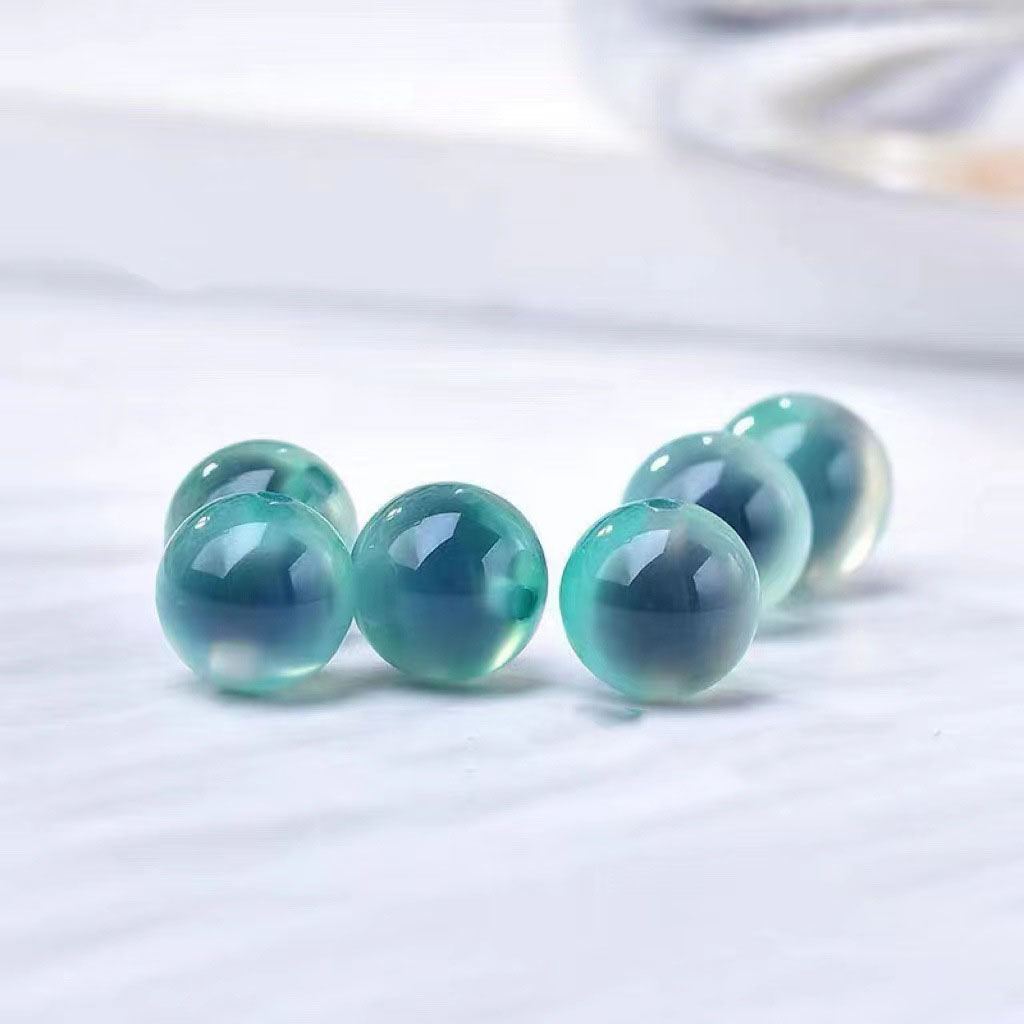 Wholesale Ice-Clear Candy Agate Beads - Assorted Color Round Loose Beads for DIY Jewelry Making