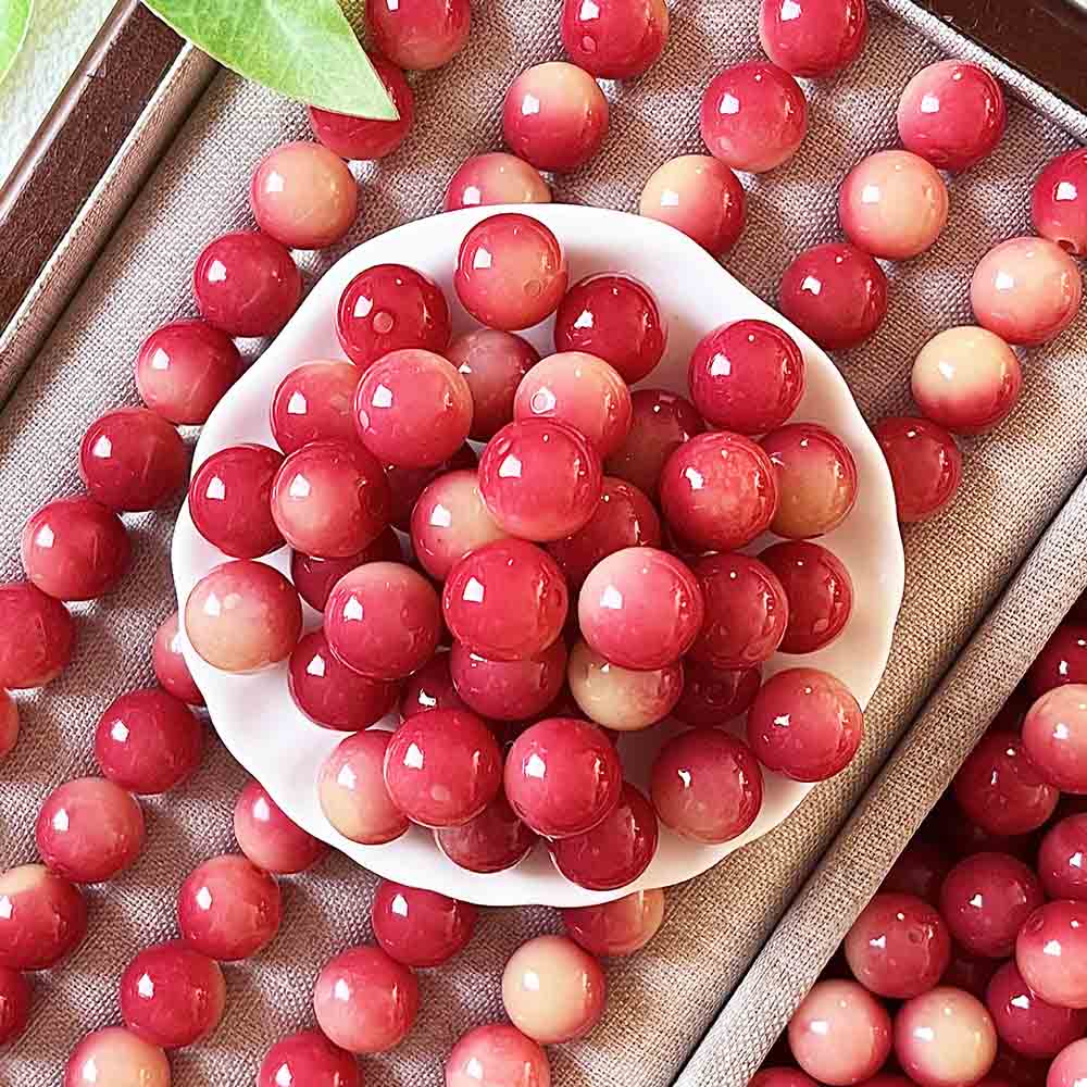 fiasrel 1bundle Natural Bodhi Root Beads with Arbutus Markings - Loose Beads for DIY Meditation Bracelets & Spiritual Jewelry Crafting