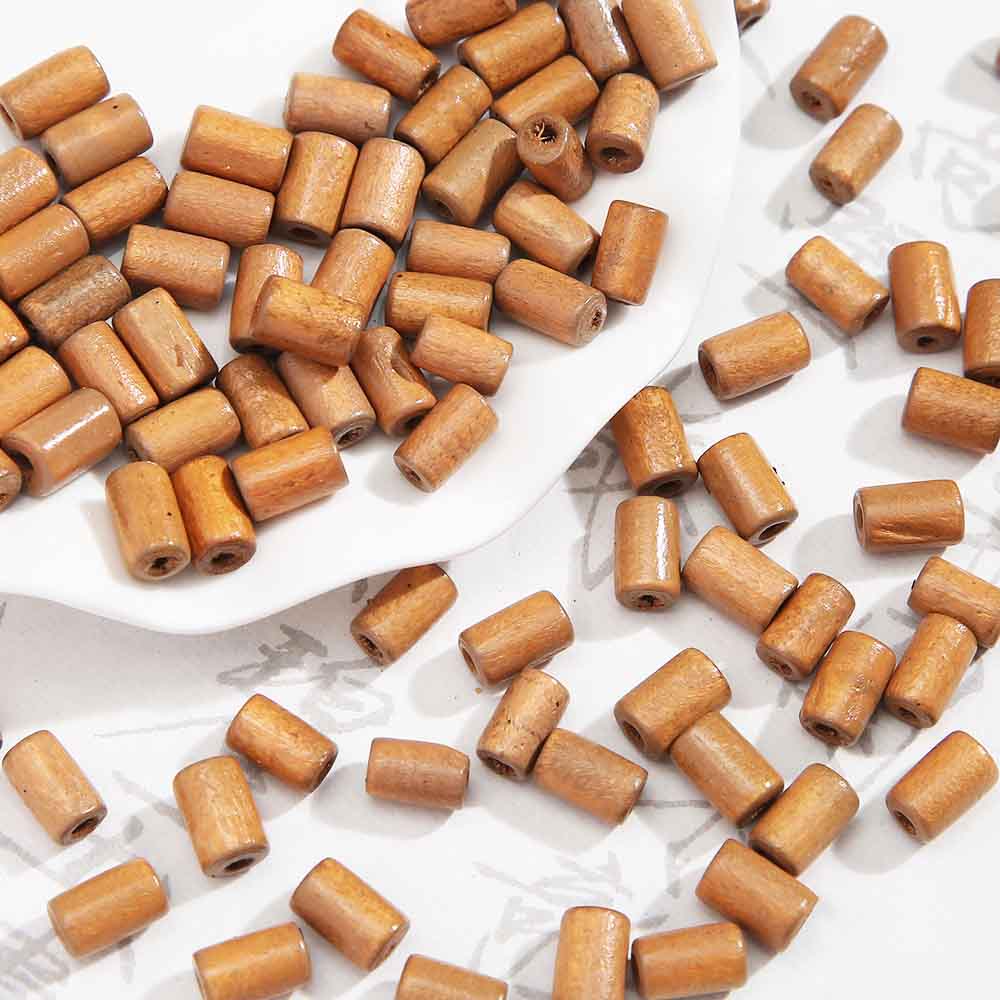 fiasrel 1bundle Versatile Vintage Chinese-Style Wood Beads – DIY Handmade Spacer Beads for Bracelet, Necklace & Jewelry Crafting