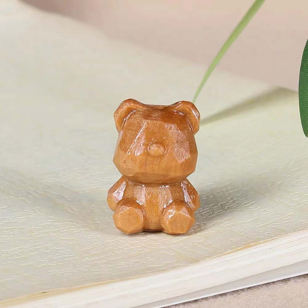 Fiasrel Sandalwood carved bear accessories