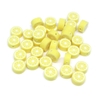 Fiasrel 1000pcs 10mm Fruit soft ceramic beads - oranges