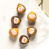 Fiasrel Cute cartoon mangosteen and pomelo ornaments