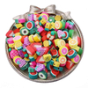Fiasrel 30pcs Cute fruit soft clay beads