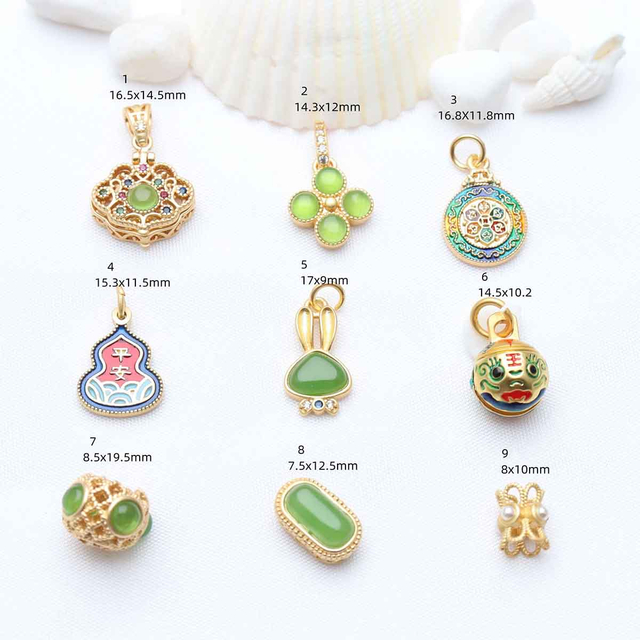 Fiasrel DIY Beaded pendant Drop Pendant