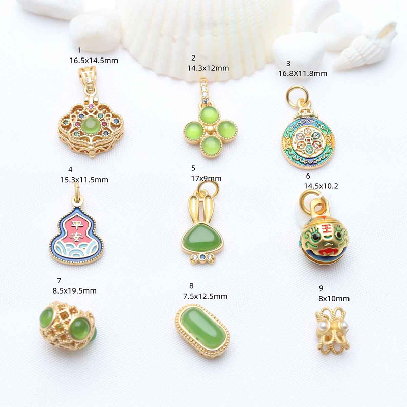 Fiasrel DIY Beaded pendant Drop Pendant