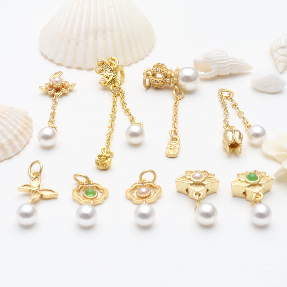 Fiasrel DIY Pearl pendant Drop Pendant