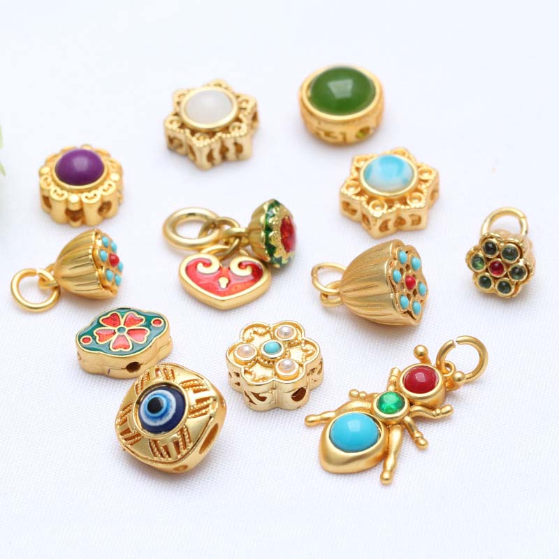 Fiasrel Ancient charm and ethnic style Drop Pendant