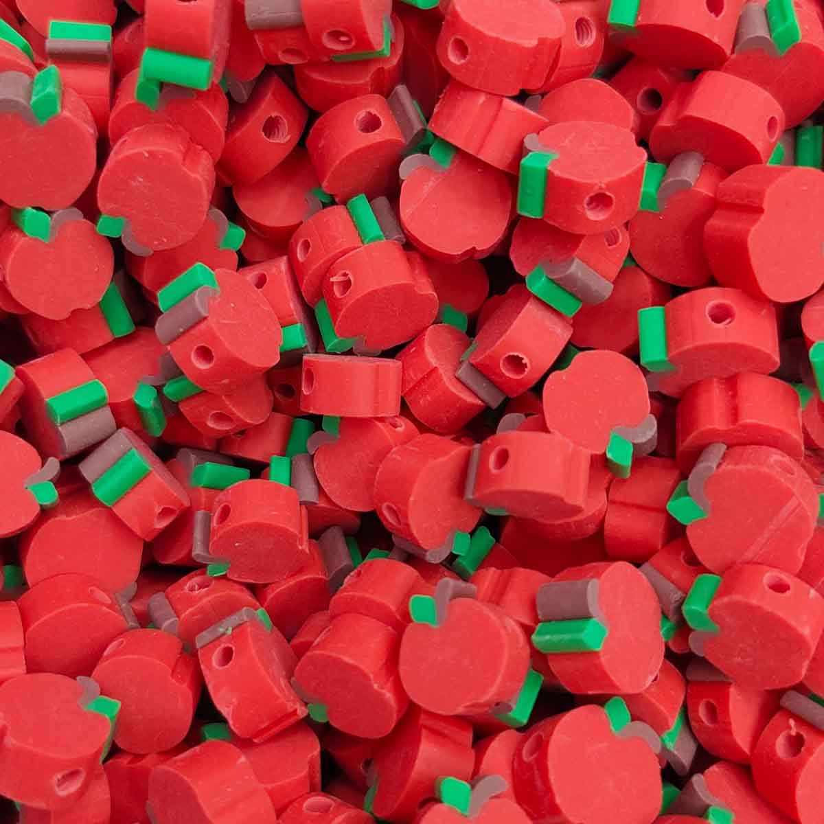 Fiasrel 380g diy apple soft clay beads