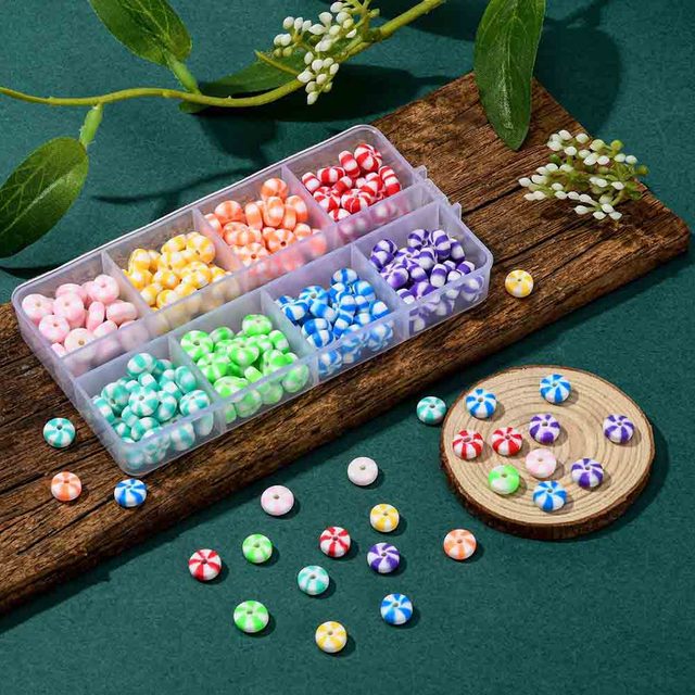 Fiasrel Boxed mixed-color candy soft clay beads