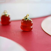 Fiasrel Red agate persimmon Drop Pendant