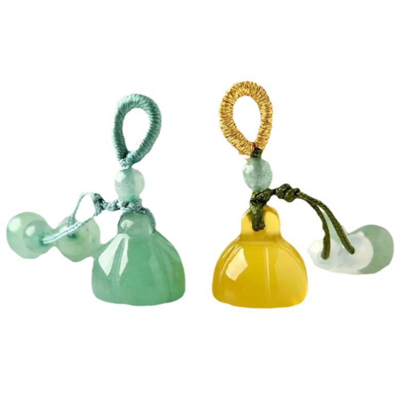 Fiasrel Lotus pod agate jade Drop Pendant