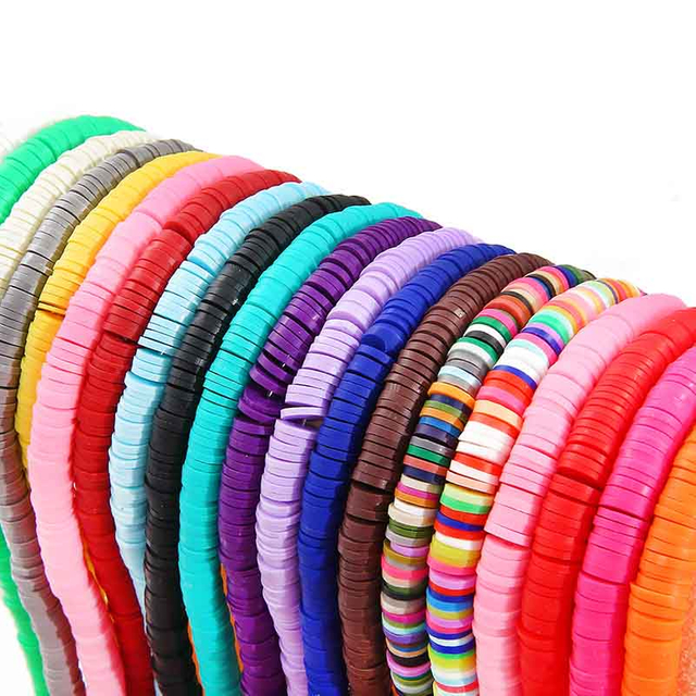 Fiasrel 3mm diy soft clay spacer beads