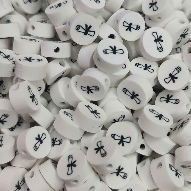 Fiasrel 380g Doctoral cap soft clay beads for graduation season