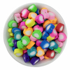 Fiasrel 10mm Mixed-color heart-shaped diy beads