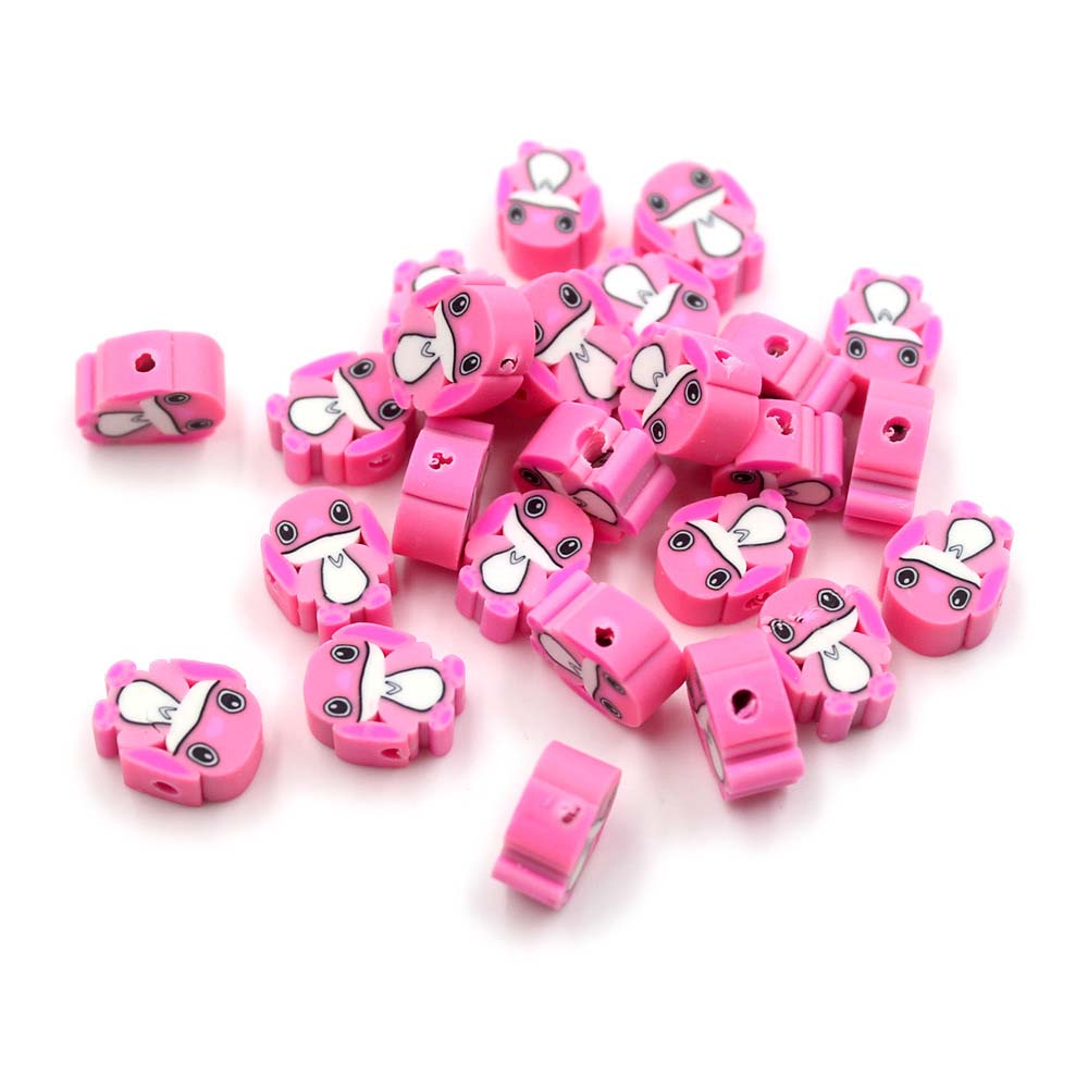 Fiasrel 1000pcs Children's diy animal soft clay beads