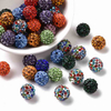 Fiasrel 100pcs Colored clay drill balls DIY Shamballa Beads