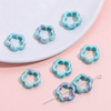 Fiasrel Hollow plum blossom ceramic beads
