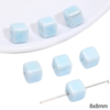 Fiasrel Blue geometric ceramic beads