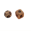 Fiasrel 10pcs Leopard-print square soft clay DIY Shamballa Beads
