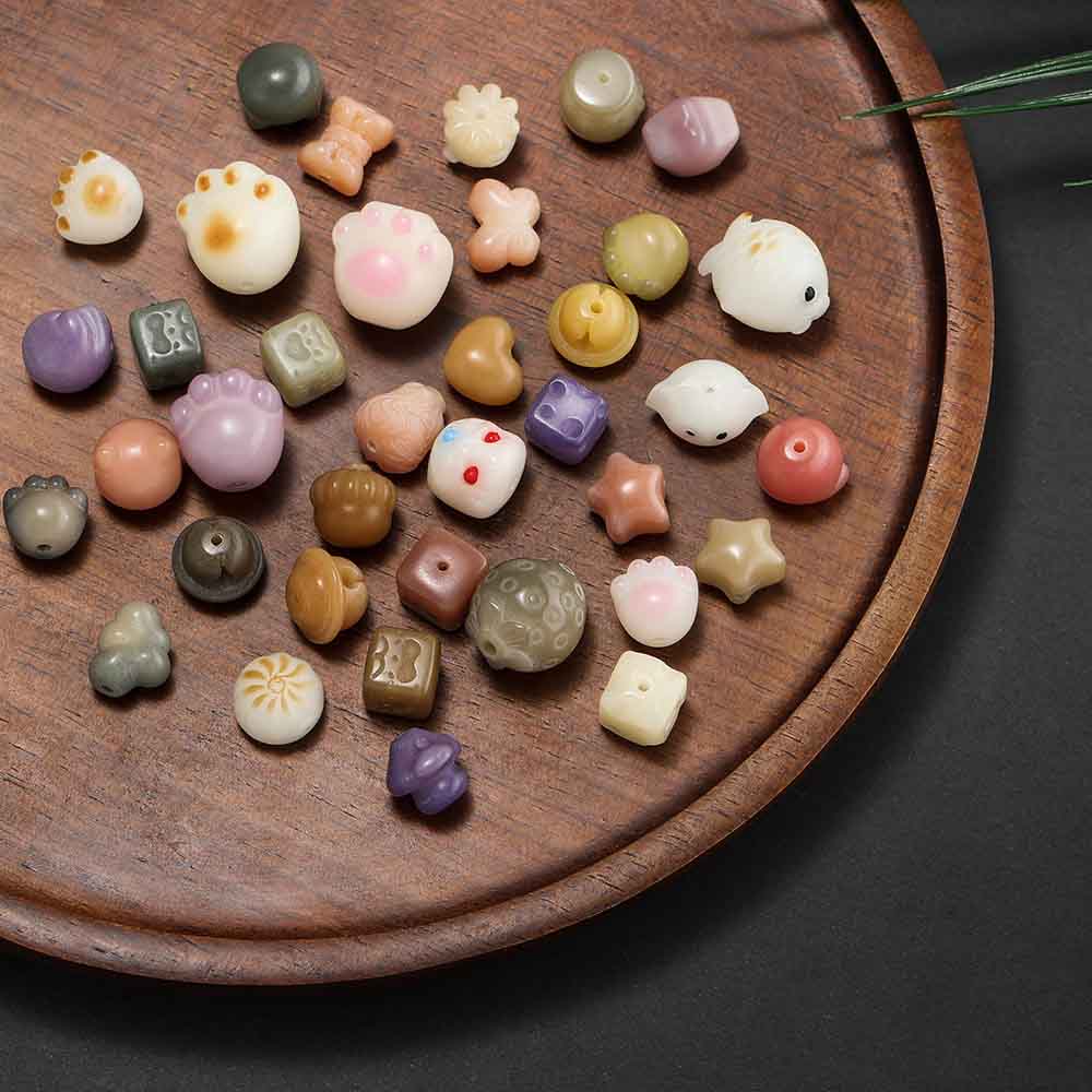 Fiasrel diy handmade jewelry with irregular-shaped beads