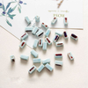 Fiasrel Ceramic beads with geometric shapes