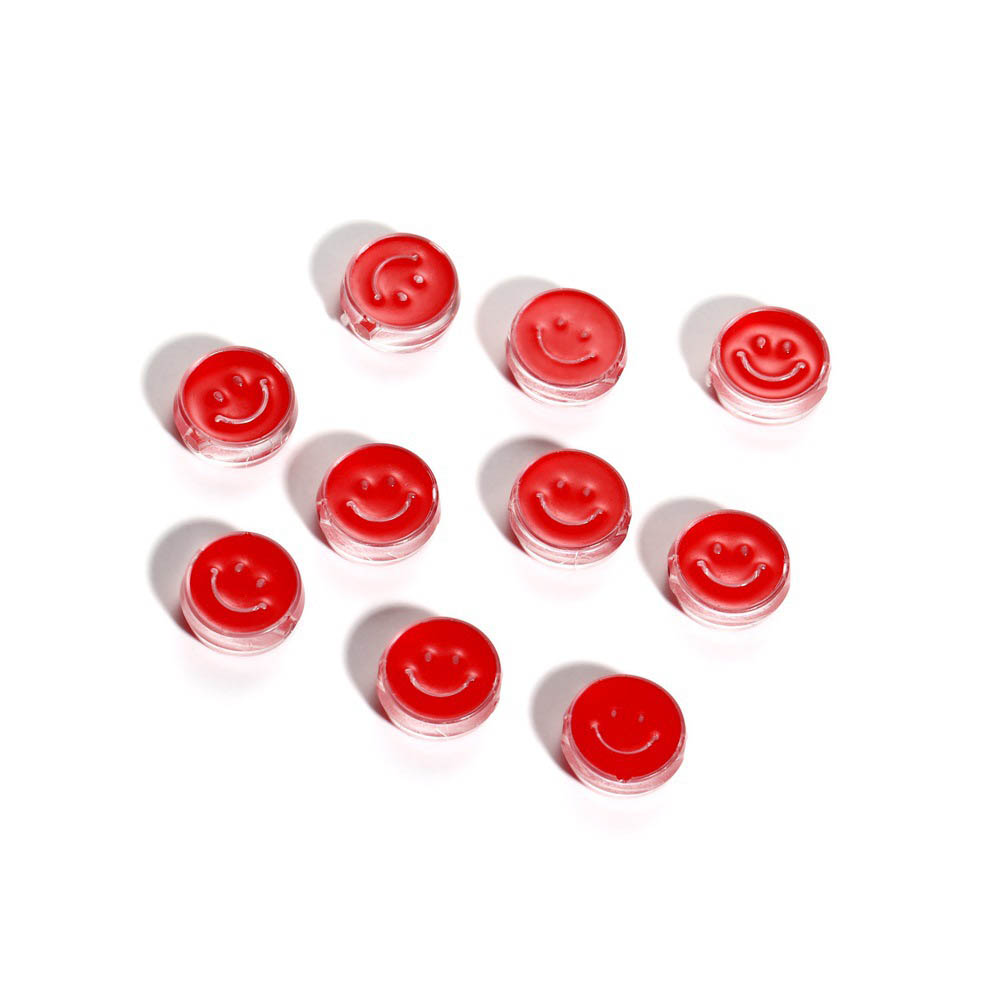 Fiasrel 20mm A perforated smiley face bead