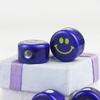 Fiasrel Sapphire blue cartoon smiley face beads