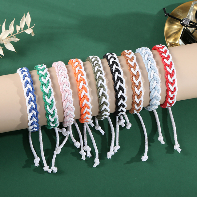 Fiasrel Simple hemp rope bracelet
