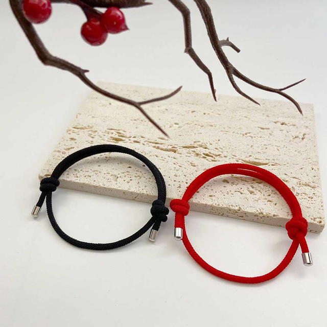 Fiasrel 10pcs Adjustable couple bracelets