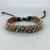 Fiasrel A retro colored cotton and linen bracelet