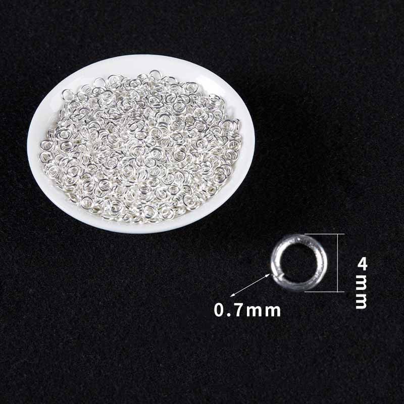 Fiasrel 4mm Circular ring closed mouth ring accessory