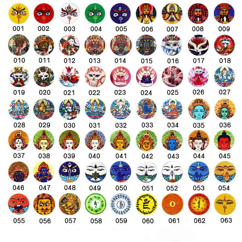 Fiasrel Tibetan-style multicolored cotton thread wristband