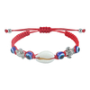 Fiasrel 2pcs Turtle shell beach bracelet