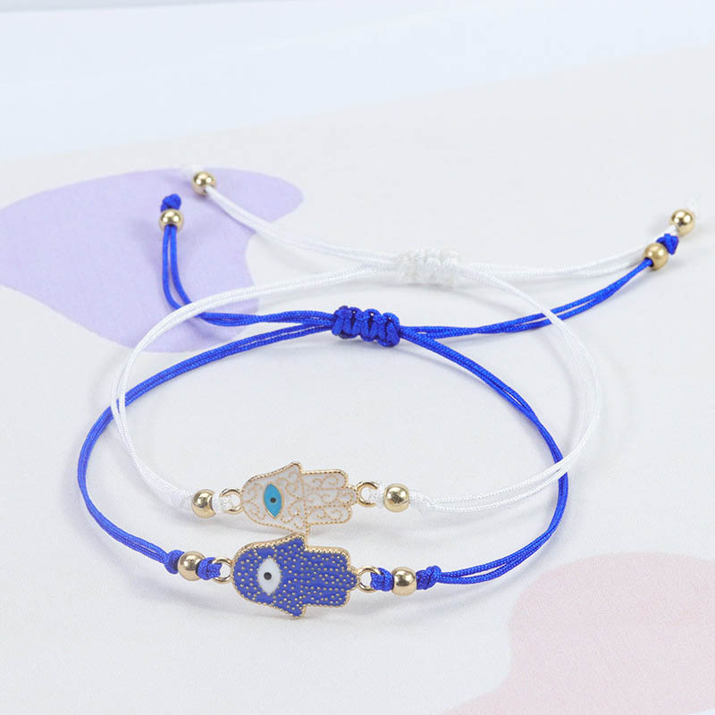 Fiasrel 2pcs Devil's Eye bracelet