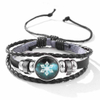 Fiasrel Anime Game Genshin impact Bracelet Vintage Leather Bracelet