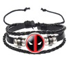 Fiasrel Marvel Heroes Glow-in-the-dark Bracelet PU Leather Night Lights Bracelets