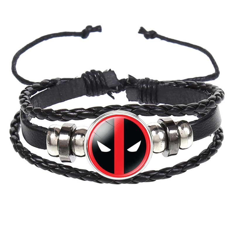 Fiasrel Marvel Heroes Glow-in-the-dark Bracelet PU Leather Night Lights Bracelets