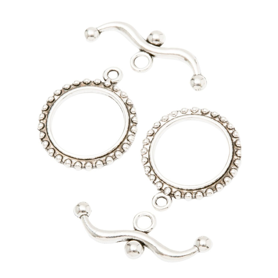 Fiasrel 10pcs DIY Jewelry Accessories Necklace Bracelet OT Clasp Toggle Clasps