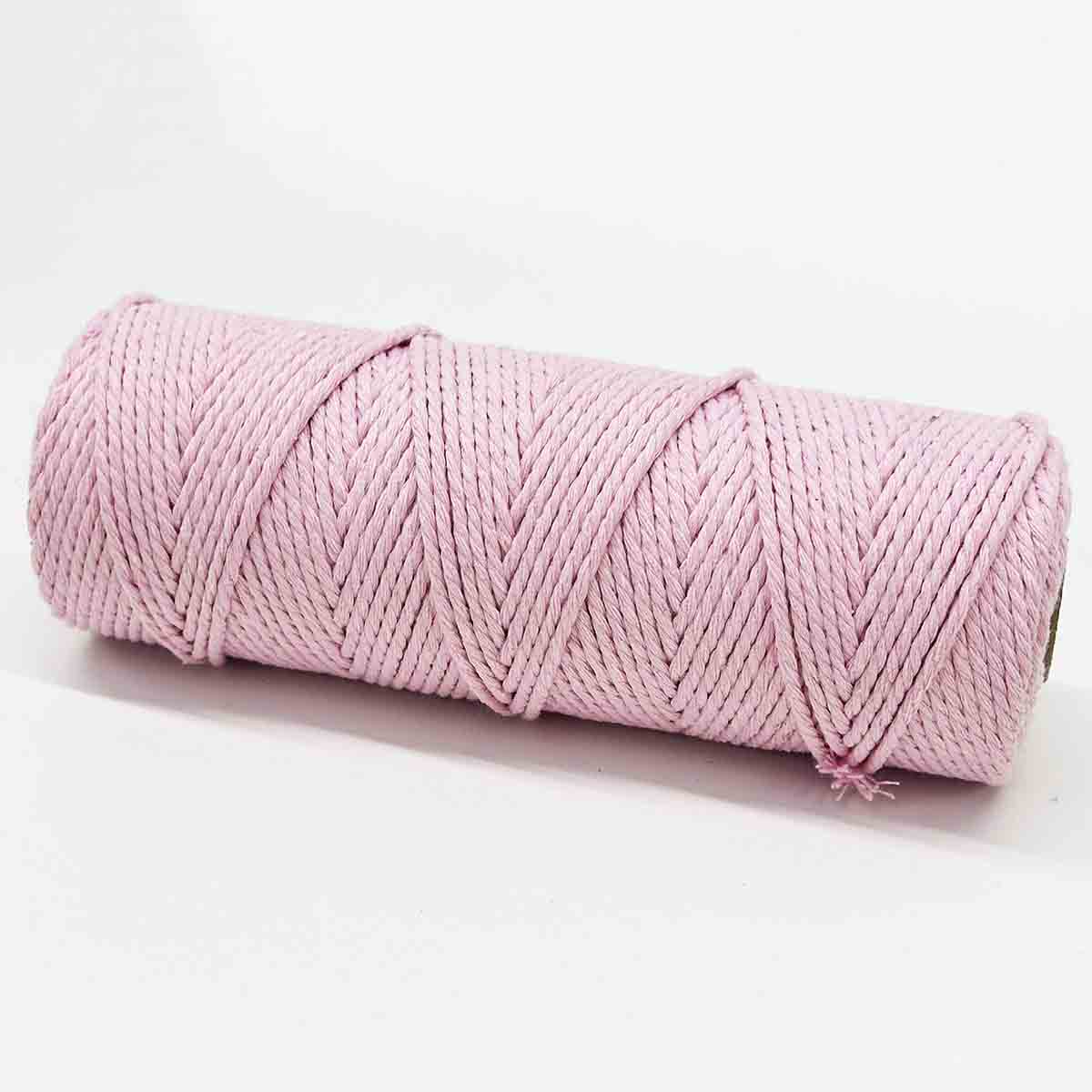 Fiasrel Twist rope 2mm 110Yards Cotton Craft Rope Polyester Macrame Cord