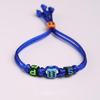 Fiasrel 12Colors Lucky Constellation Signs Handmade Woven Adjustable Bracelet Nylon Rope Dragon Knot Beads Bracelets