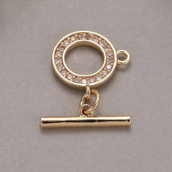 Fiasrel DIY Jewelry Buckle Electroplated 14K Gold Lobster Buckle Manual Melon Seed Spring Buckle Magnet OT Buckle Clasp