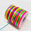 Fiasrel Jade Thread 0.6mm 0.8mm 1mm 2mm Five-color Hand-woven Rope Bracelet Multicolored Gold Thread String