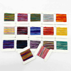 Fiasrel 19pcs/set 9 Strands Gradient Colorful Wax Cord Kit