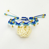 Wholesale Decorative DIY Handmade Braided Rope Gold Beads Bracelet Thread