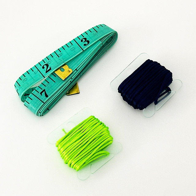 DIY Handmade Green Black Corn Knot Thread for Making Bracelet