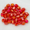 Fiasrel 20pcs DIY Handmade Beaded Accessories Glass Plated Color Loose Beads for Bracelet Necklace Jewelry Making